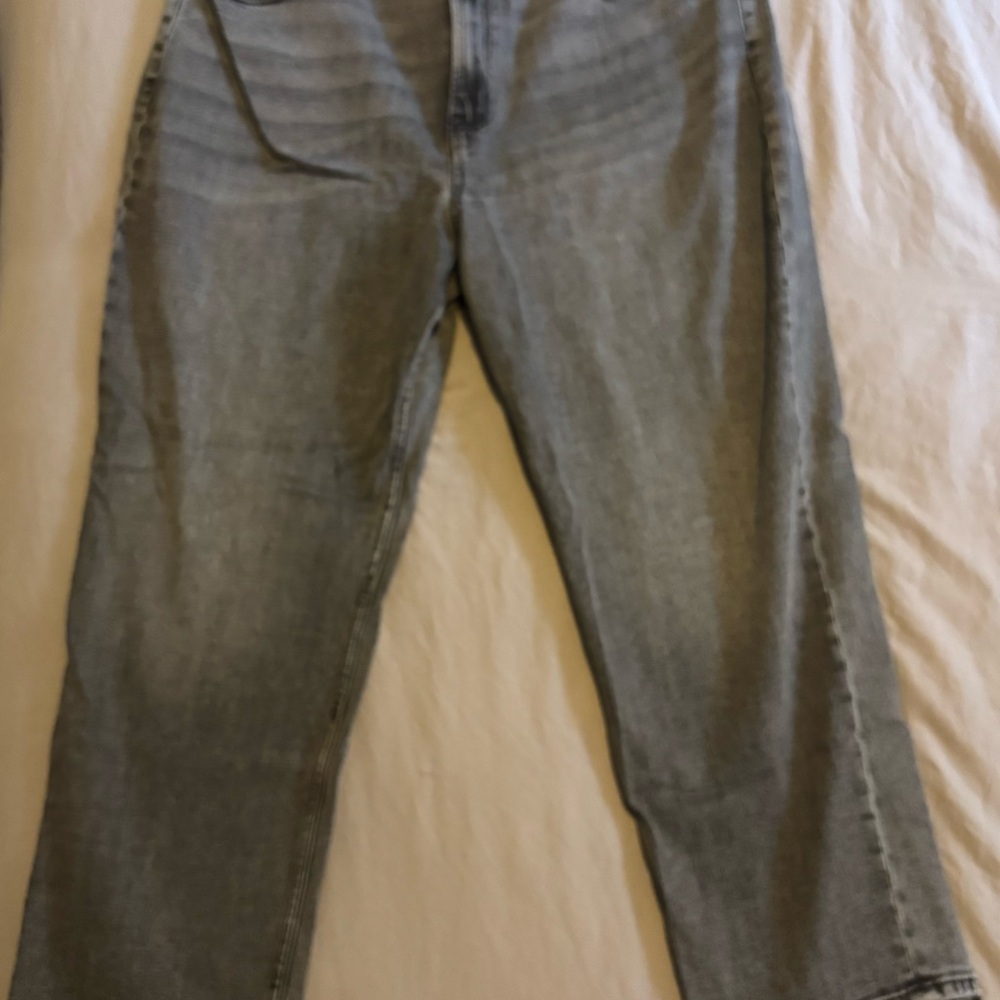 Abercrombie & Fitch Gray Straight Leg Jeans